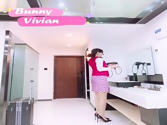 绝美推特高颜值逆天长腿女神▌Vivian ▌定制款南航空姐 抚媚身材制服简直比空姐还有气质 空乘淫靡的私生活